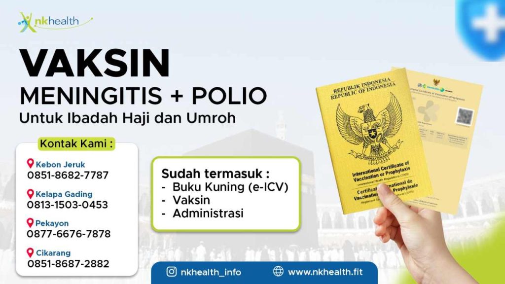 Vaksin Meningitis dan Polio di Klinik NK Health
